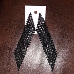 Cristal cortado earrings